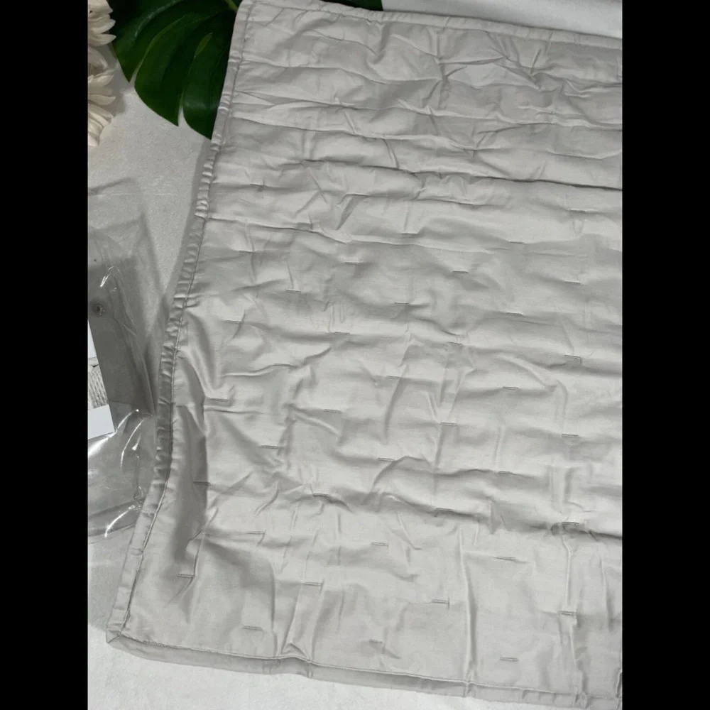 NIB Hotel‎ Collection Opalescent Quilted Euro Sham